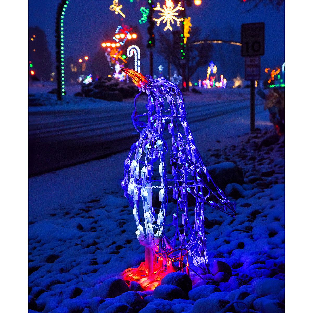 30" Standing Penguin LED Decoration