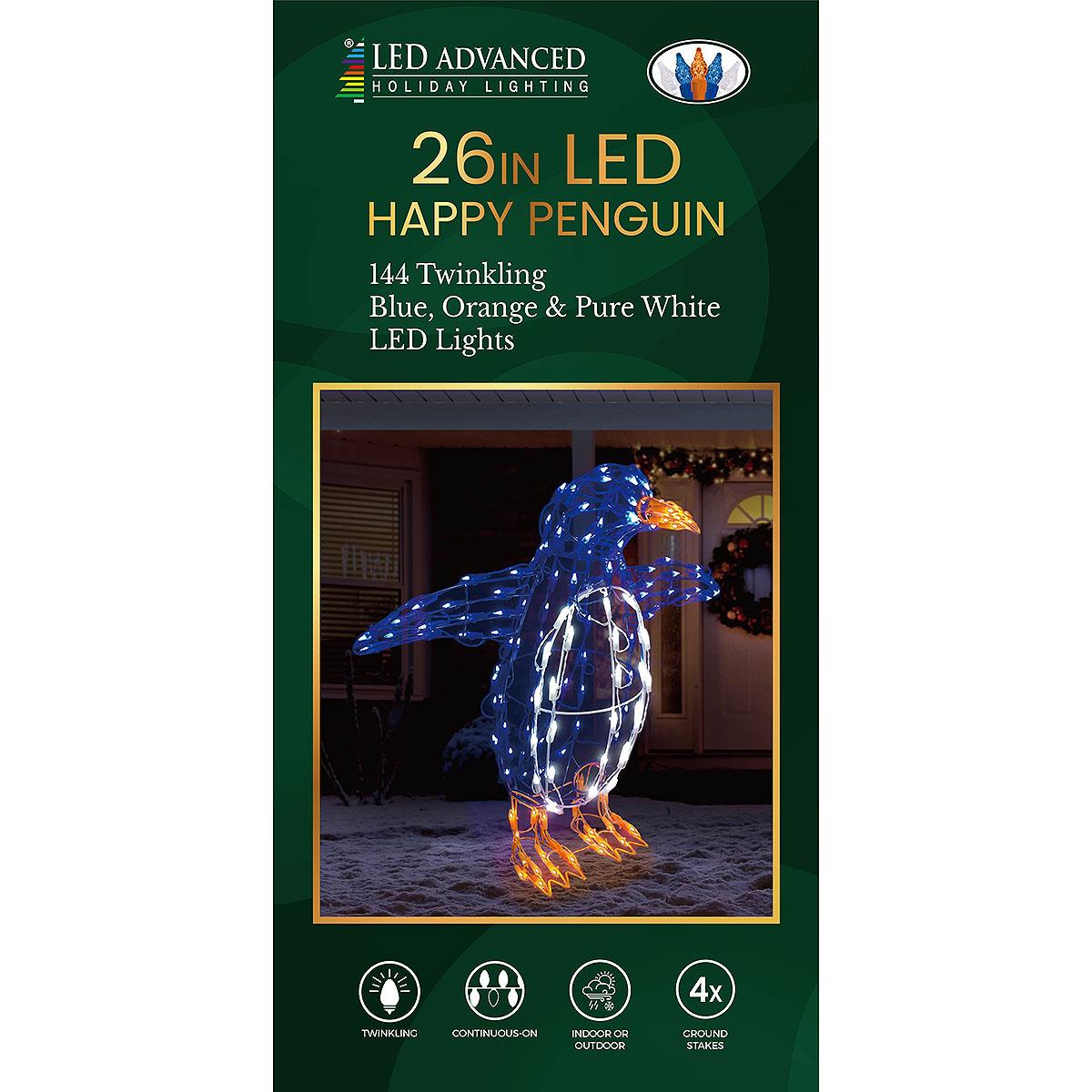 Penguin LED Yard Decoration