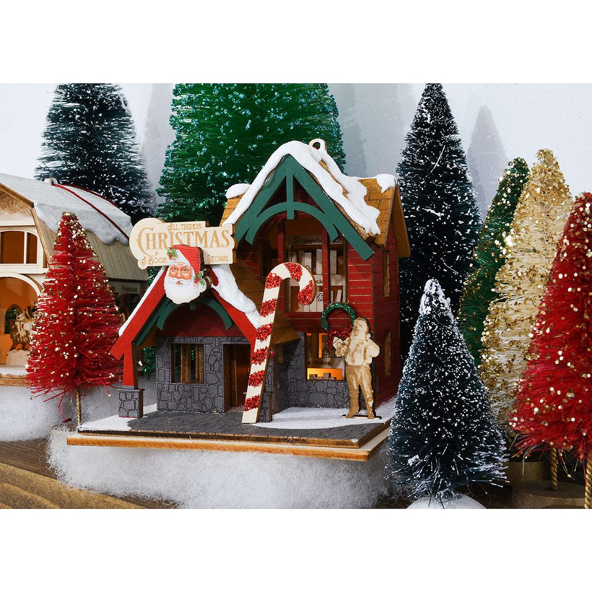 Christmas Bookstore Ginger Cottages Mystery Ornament