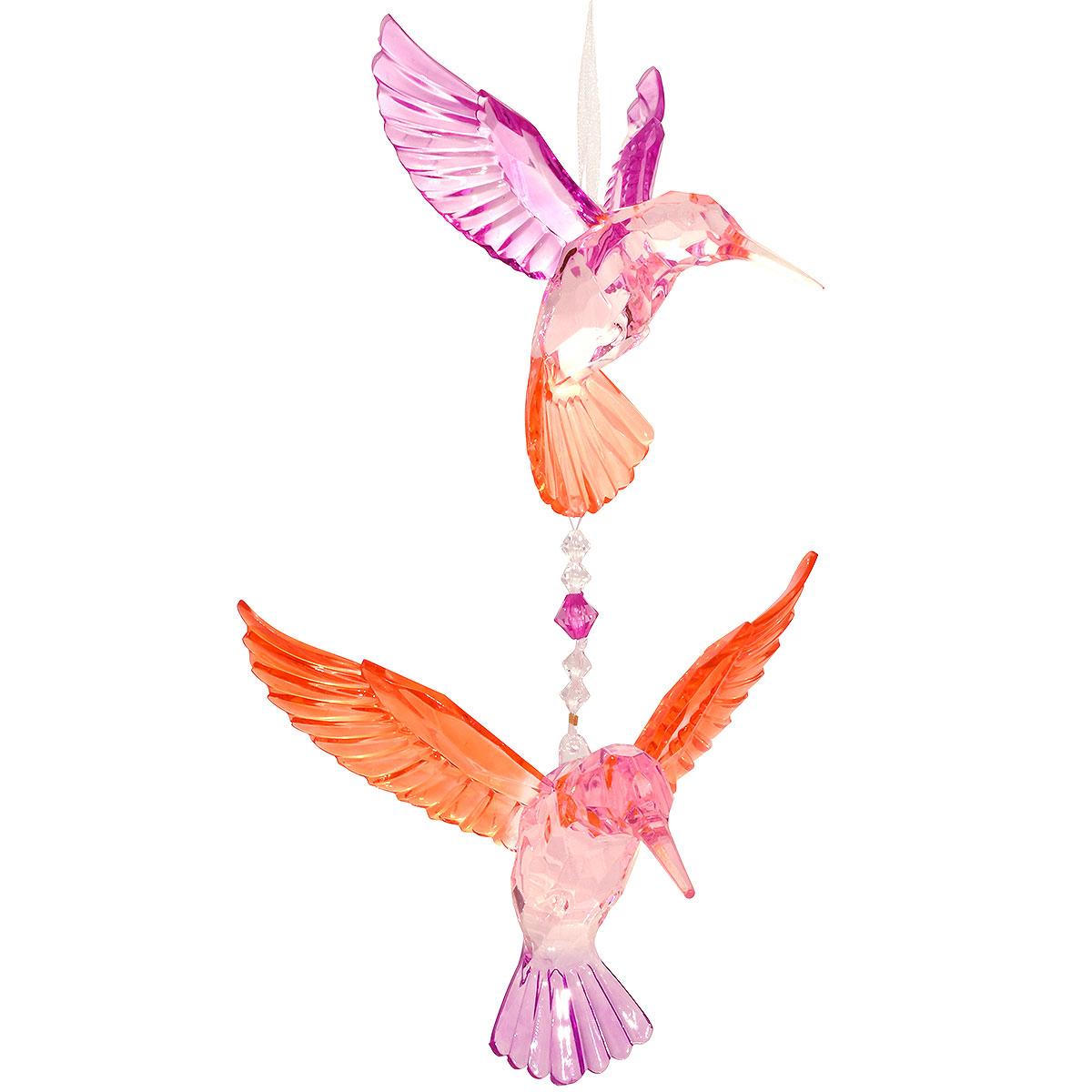 Hummingbird Double Pink And Orange