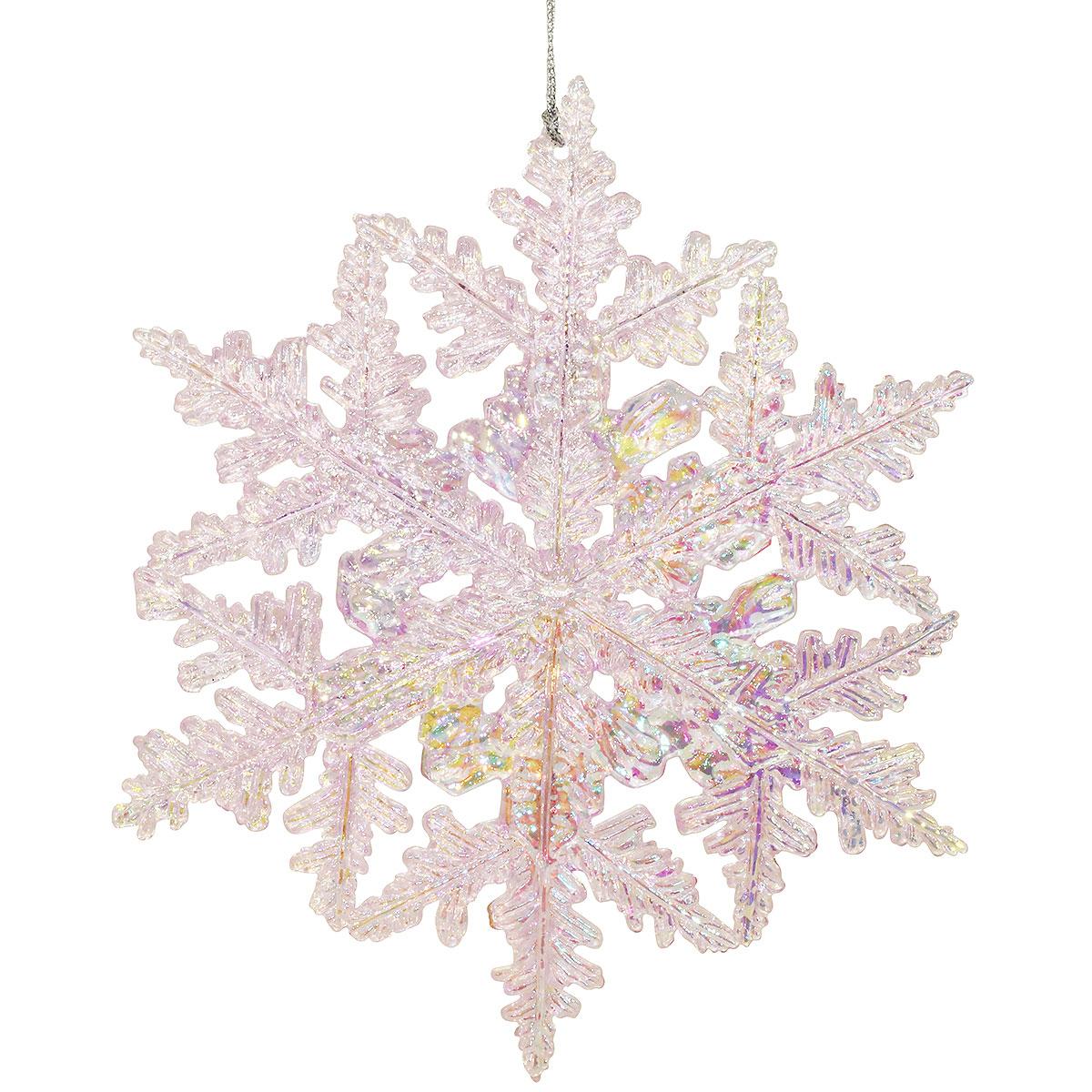 Purple Snowflake Ornament