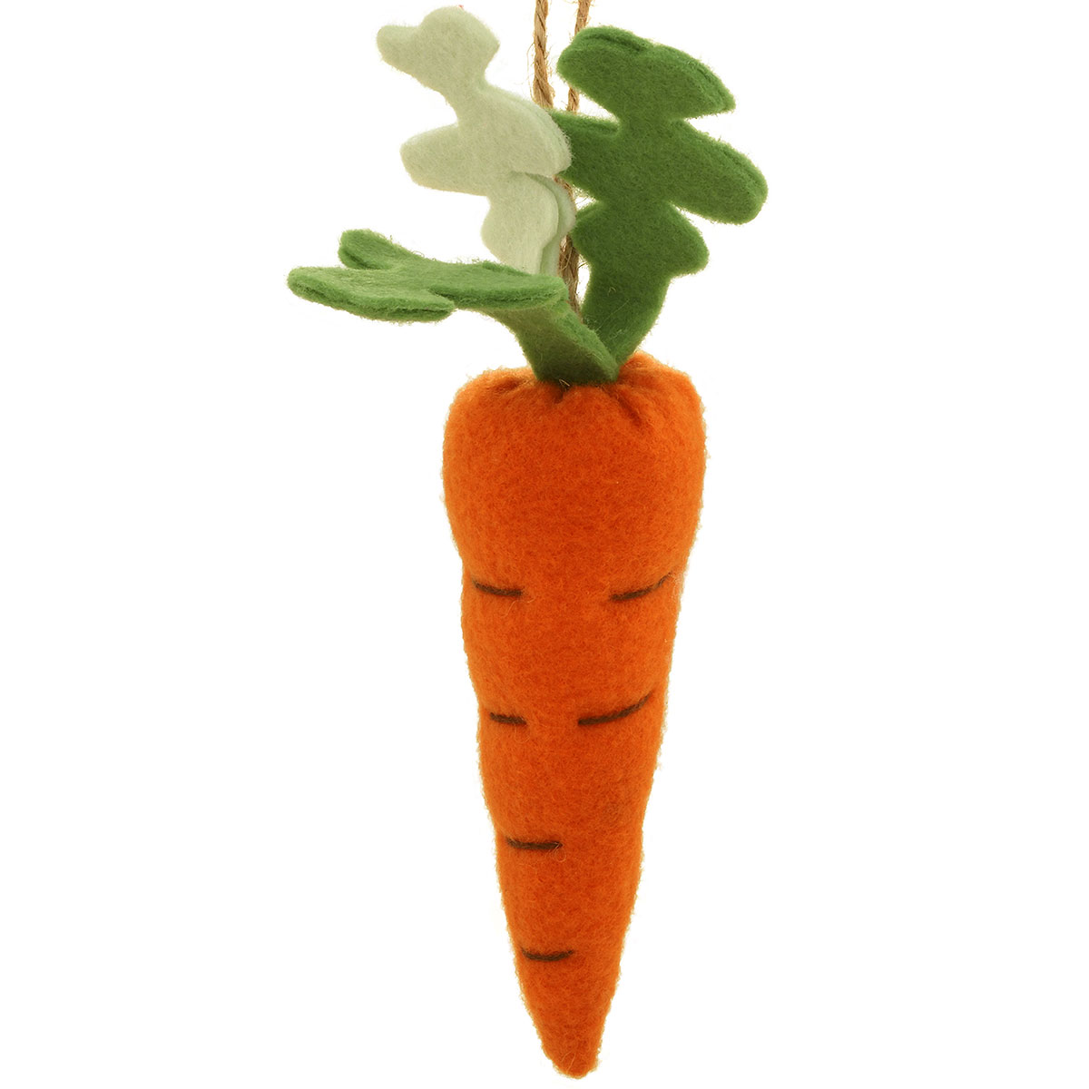 Carrot Fabric Ornament