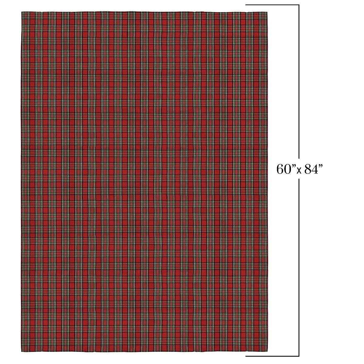 Regal Tartan Tablecloth 60" x 80"