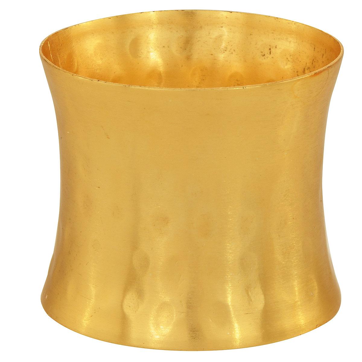 Hammered Gold Cuff Napkin Ring