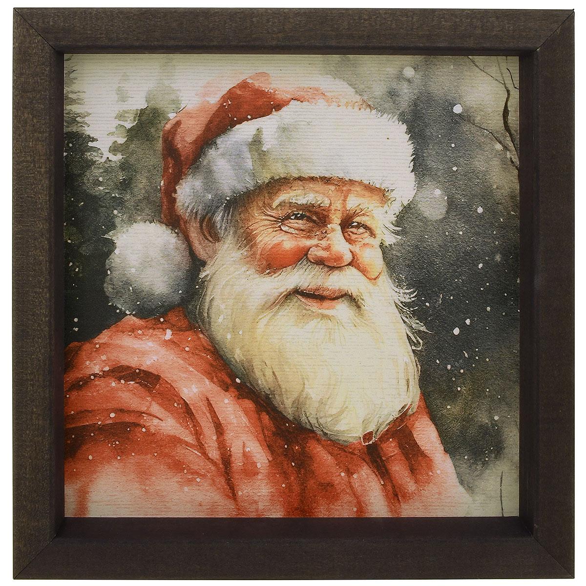 Watercolor Santa Wall Hanging