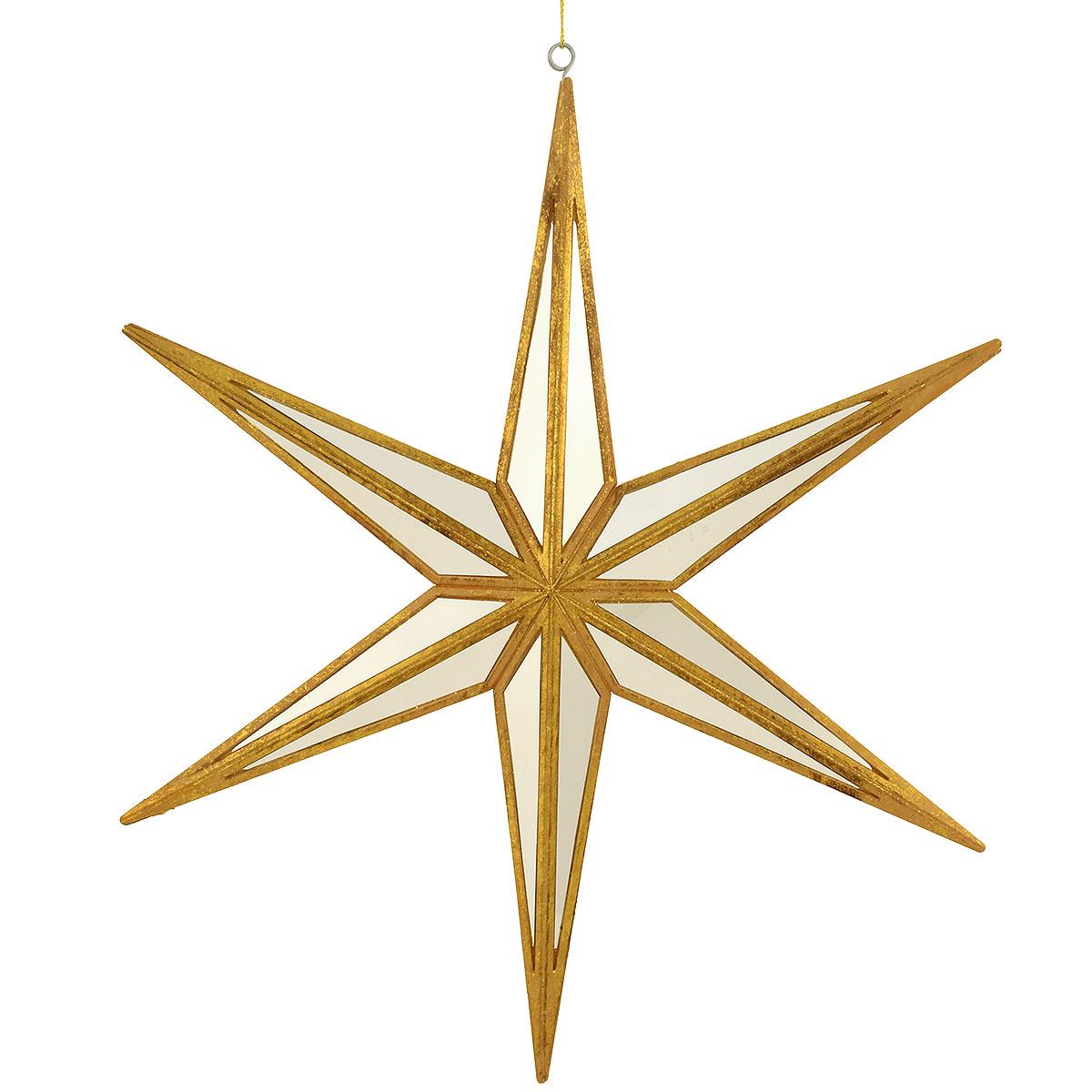 11.5 Inch Mirror Star Ornament