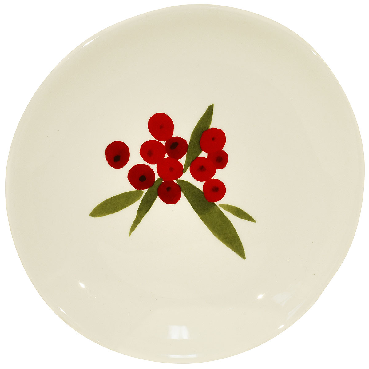 Sprig Ceramic Appetizer Plate