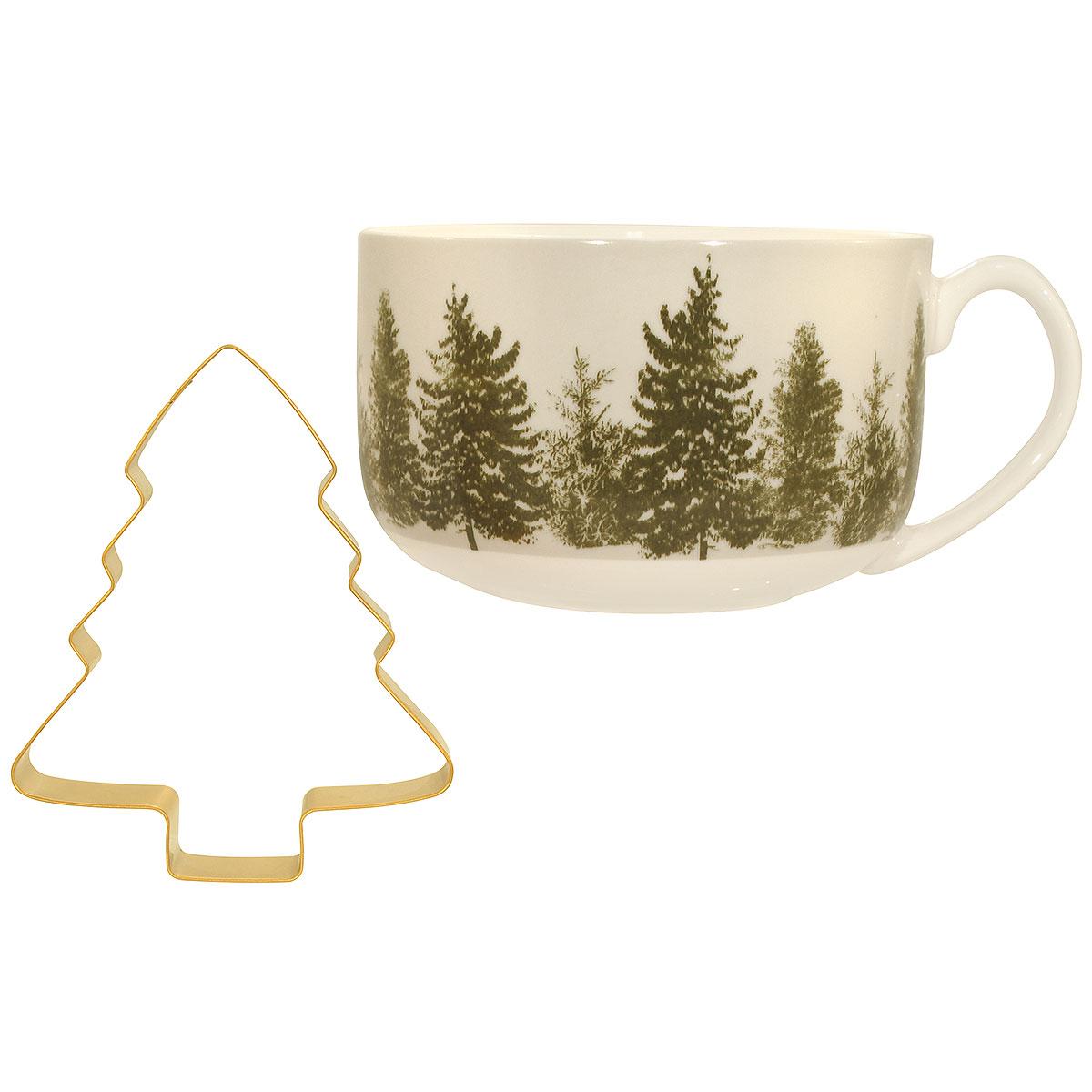 Wild Pine Soup Mug With Cutter