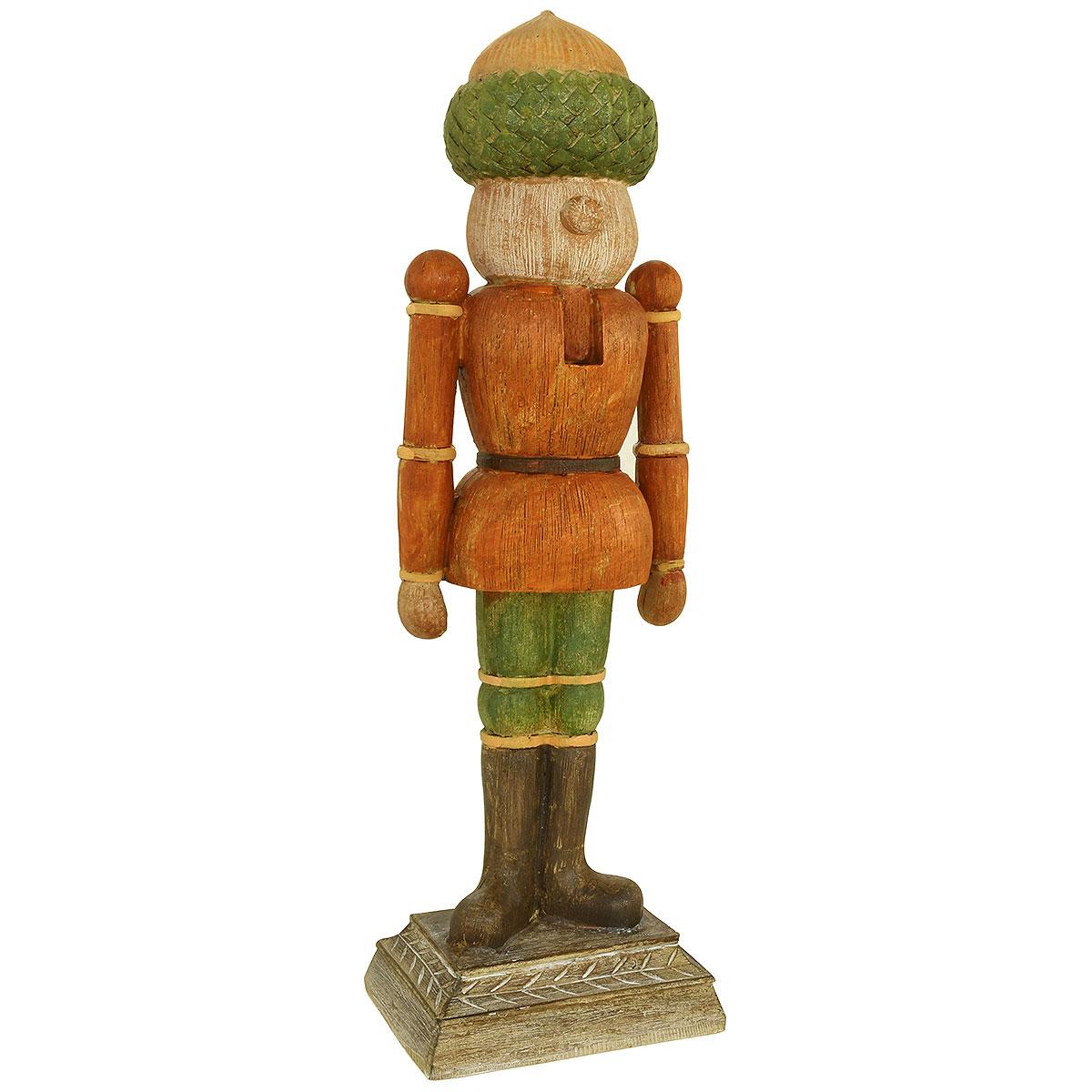 14" Nutcracker Figure In Acorn Hat