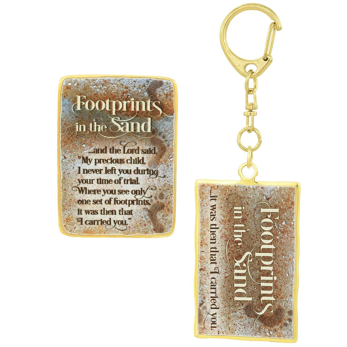 Footprints Visor Clip & Key Ring