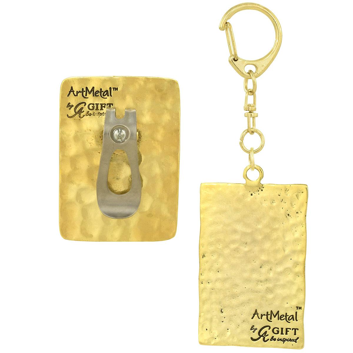 Footprints Visor Clip & Key Ring