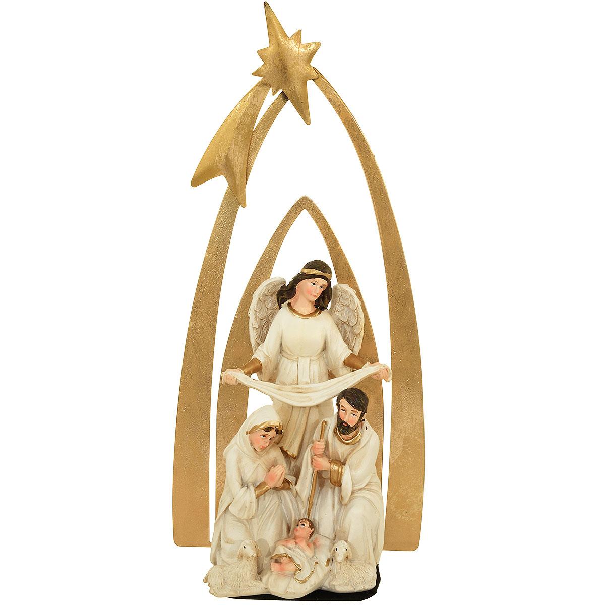 Holy Family With Metal Arch