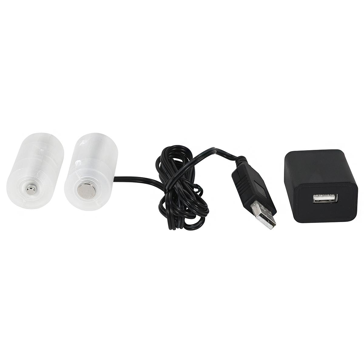 C Battery USB Adapter Black