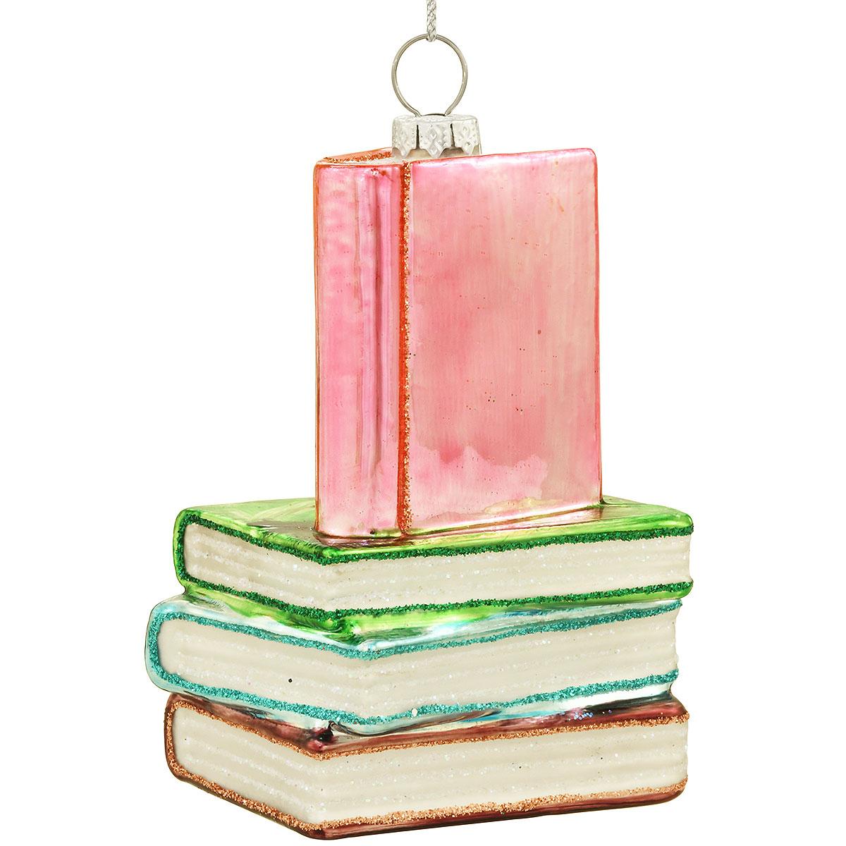 Read All The Books Stack Ornament