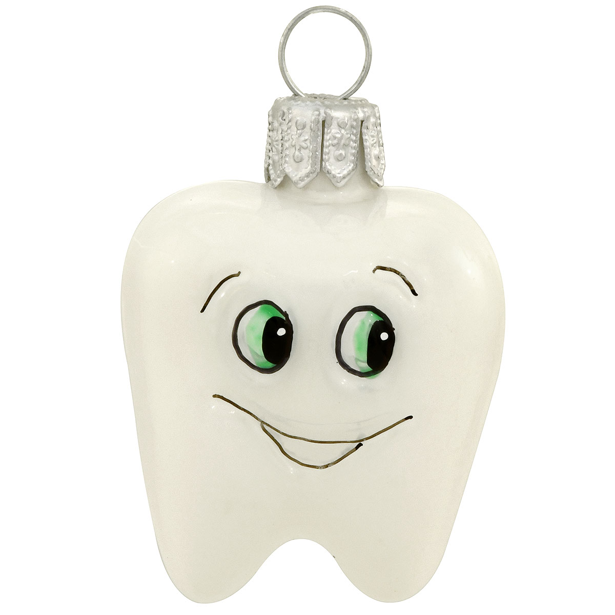 Tooth Glass Ornament