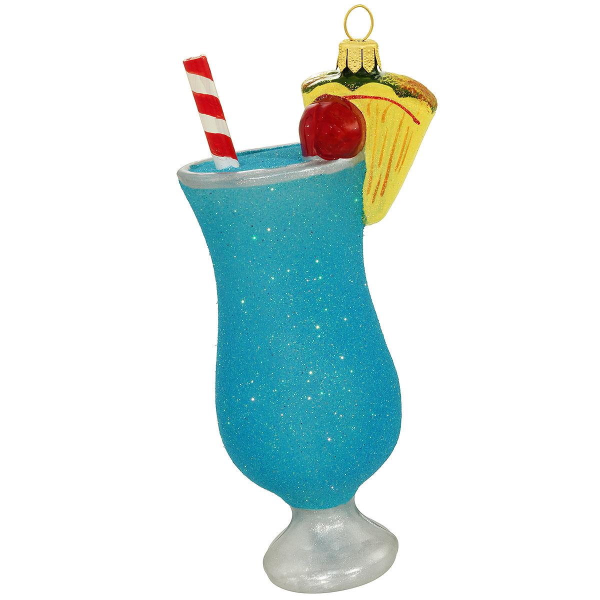 Blue Hawaiian Cocktail Ornament