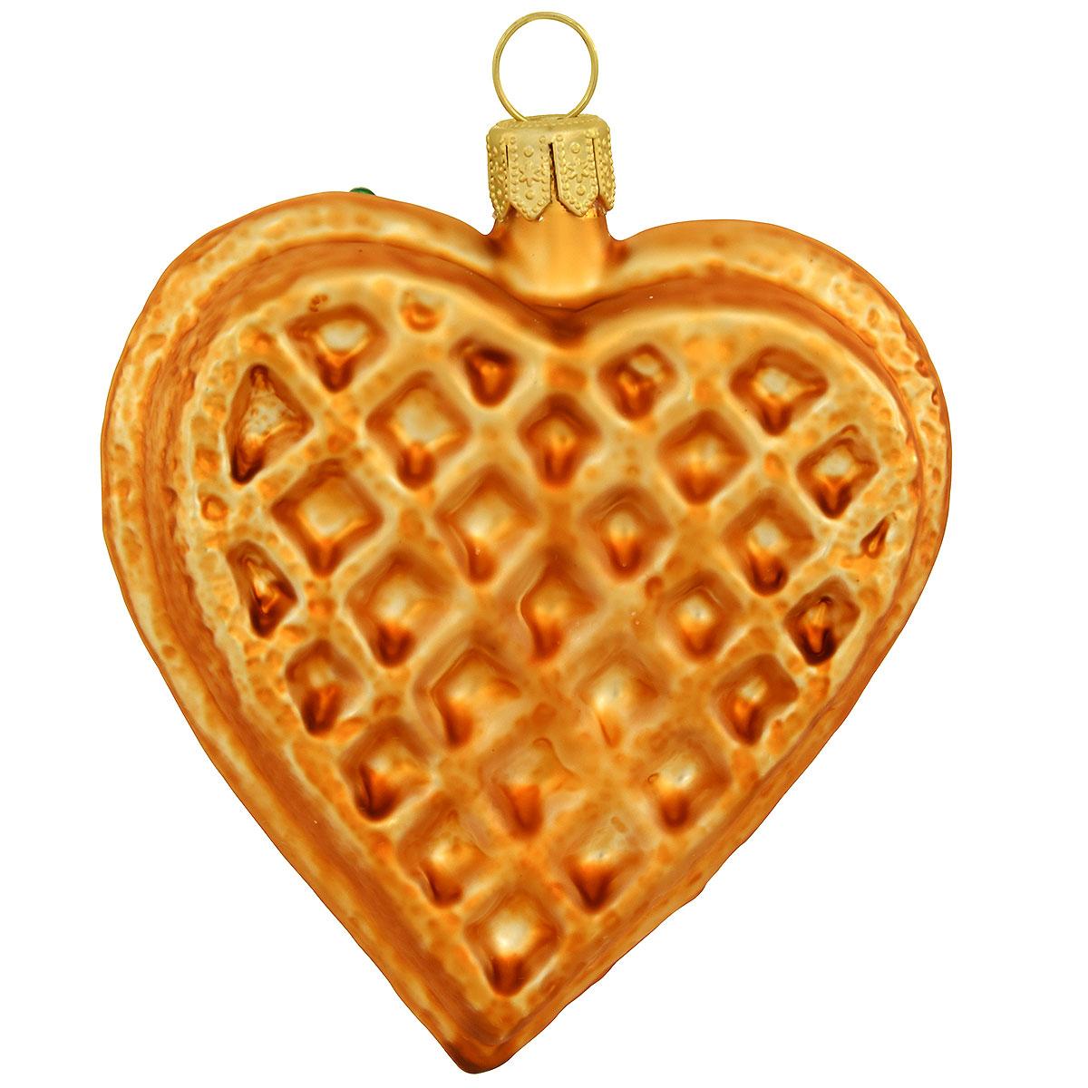 Waffle Glass Ornament