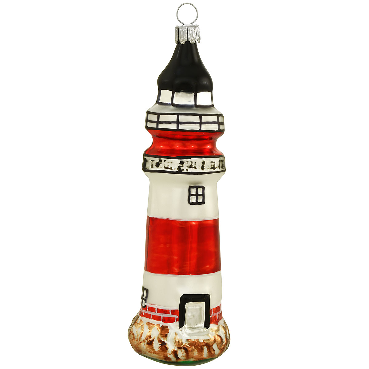 Lighthouse Glass Ornament