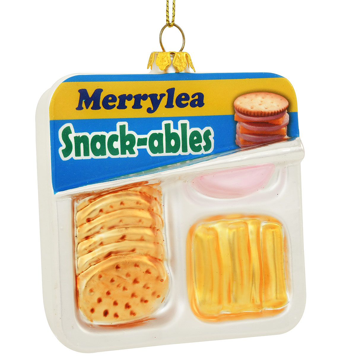 Boxed Snack Glass Ornament