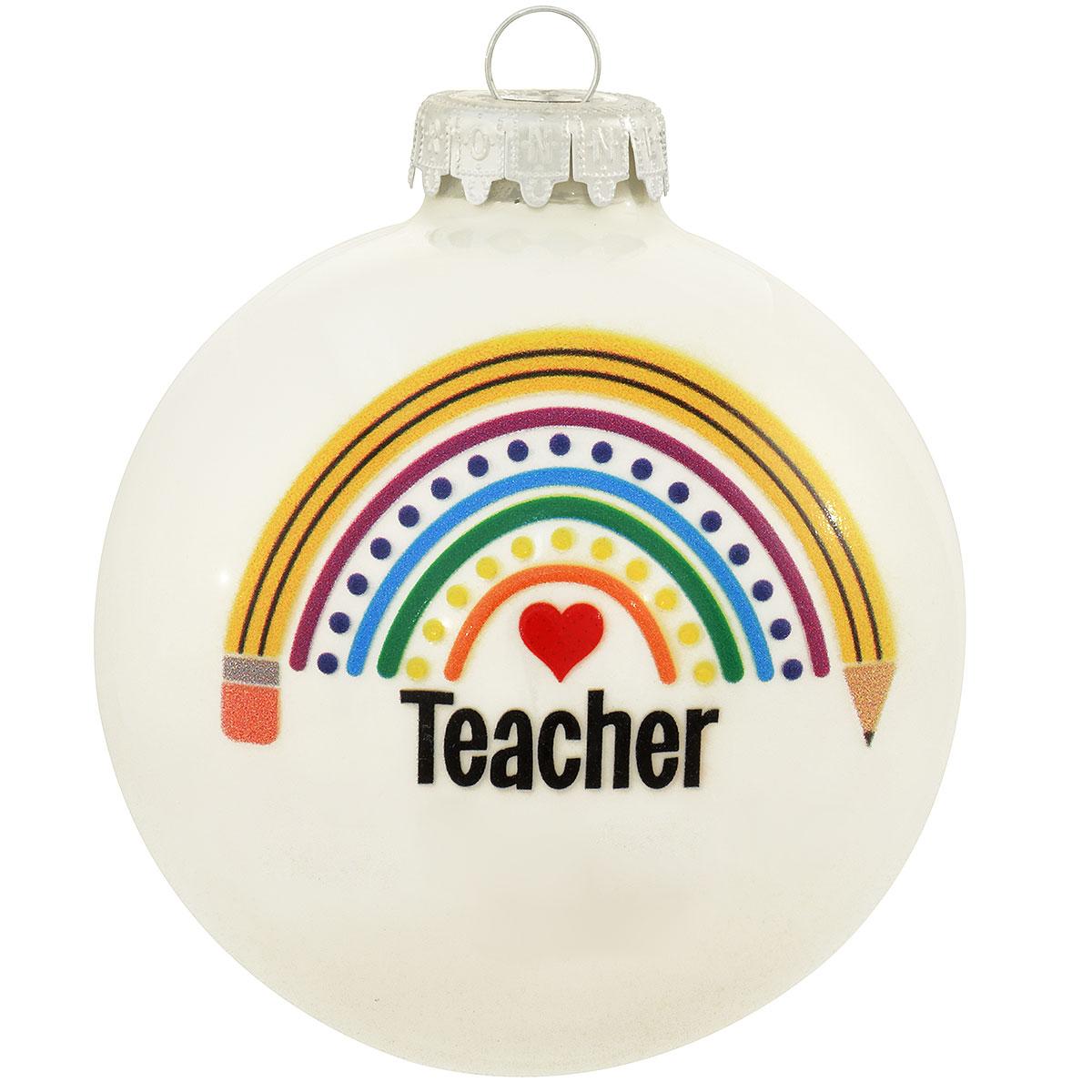 Personalized Teacher Ornament