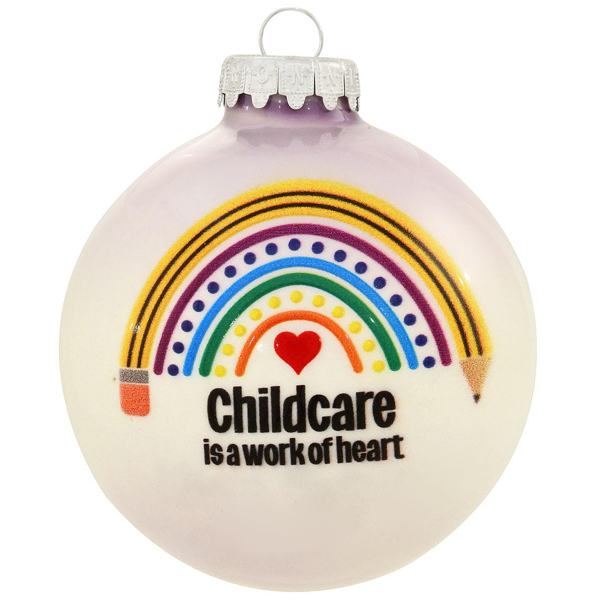 Personalized Childcare 2-Tone Glass