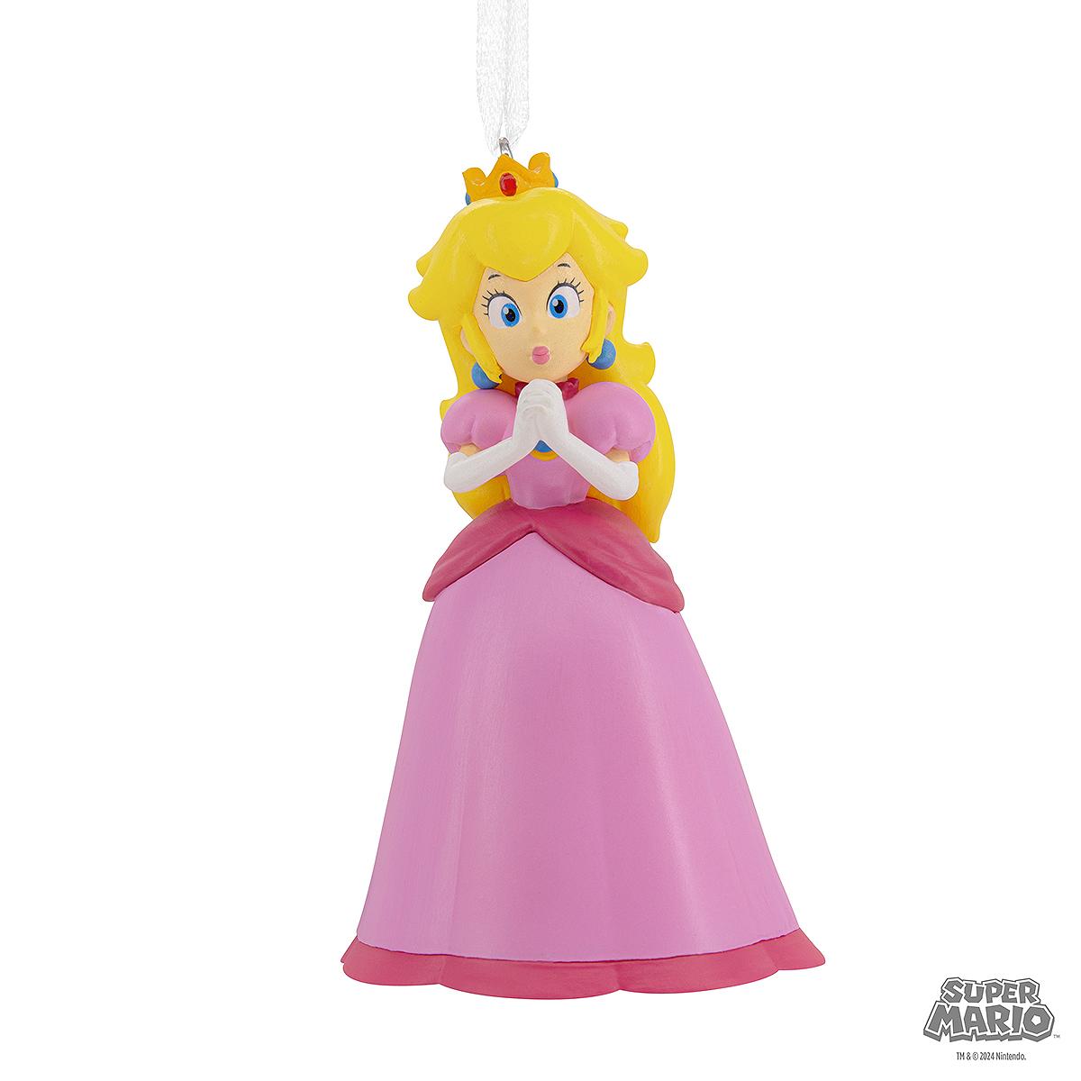 Princess Peach Plastic Ornament