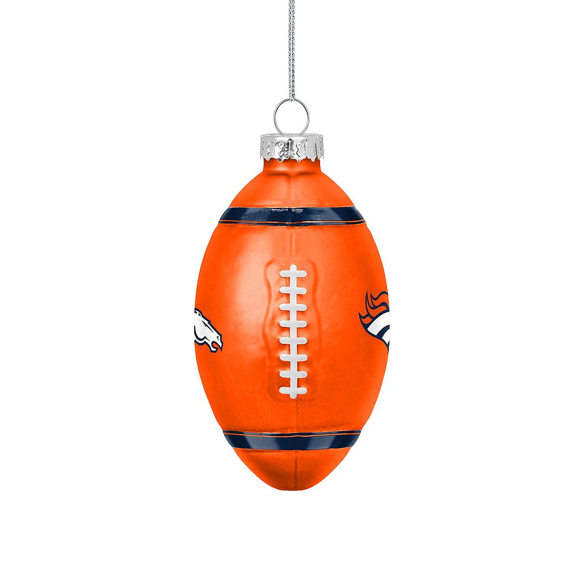 Denver Broncos Football Ornament