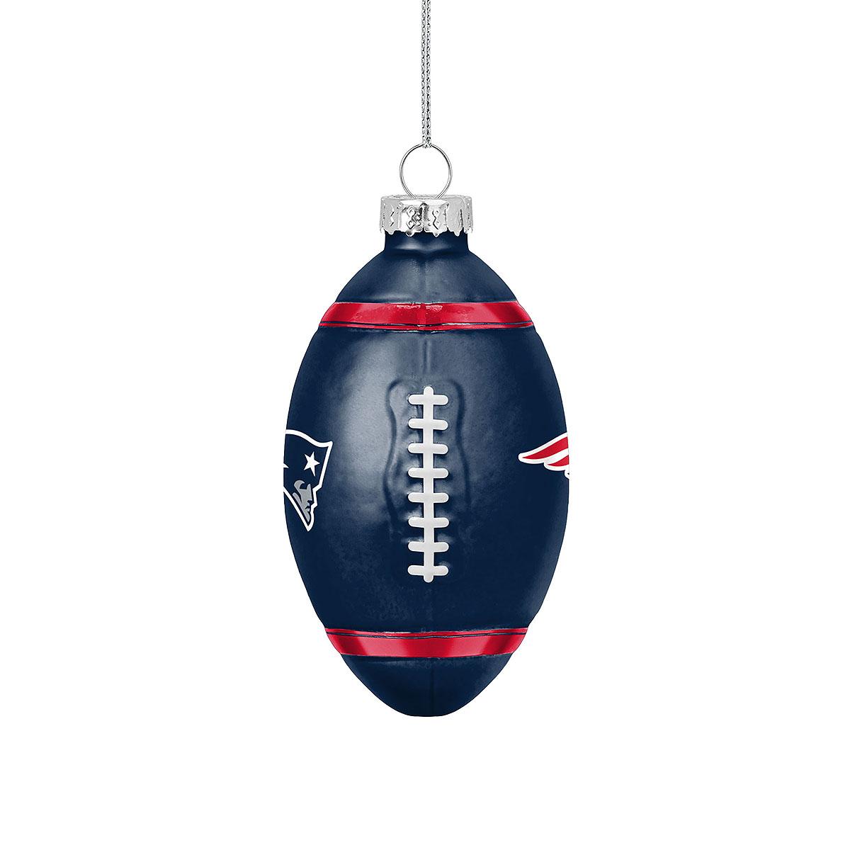 New England Patriots Football Glass