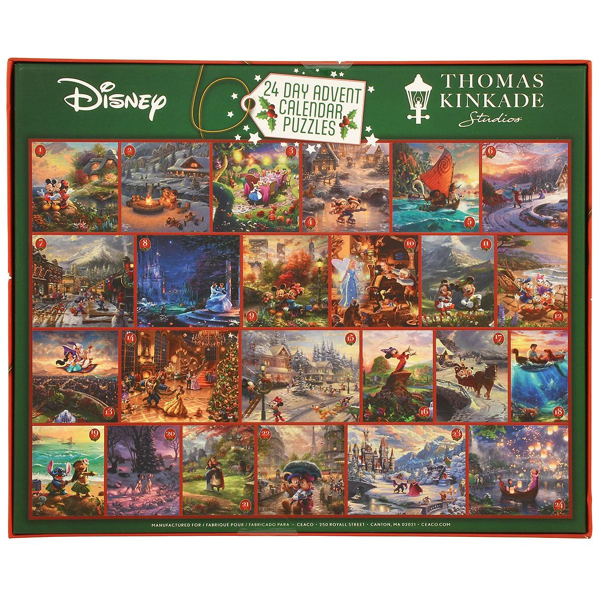 24 Day Kinkade Disney Advent Puzzle