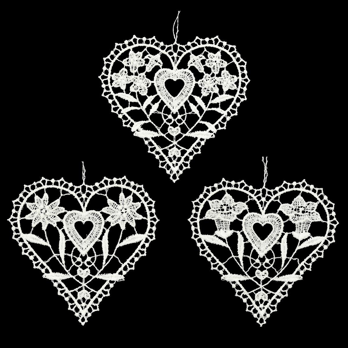 Alpenblumen Heart Lace Trio